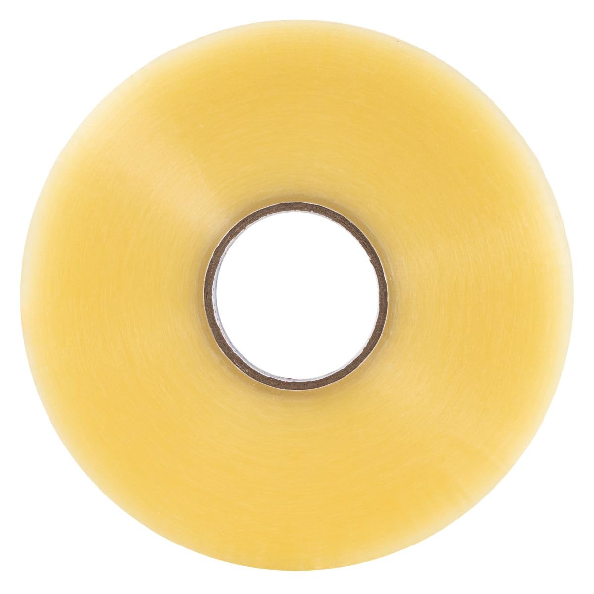 Electronicx Maschinenpackband transparent – 12 Rollen Maschinenklebeband 50 mm x 990 m Langrolle, stark haftend, reißfest, leise abrollend, für Verpackungsmaschinen, Versand & Logistik