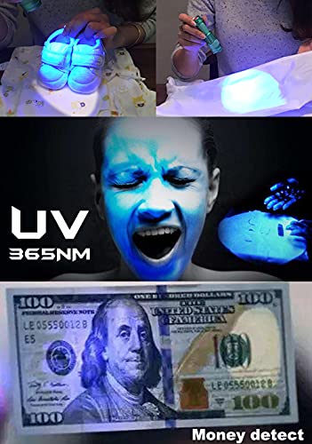 Darkbeam B01 10W Uv 365Nm Blacklight Flashlight Wood's Lamp Black Lights Portable Rechargeable Ultraviolet Handheld Scorpion For Pet Urine Detector Resin Curing #TOP1