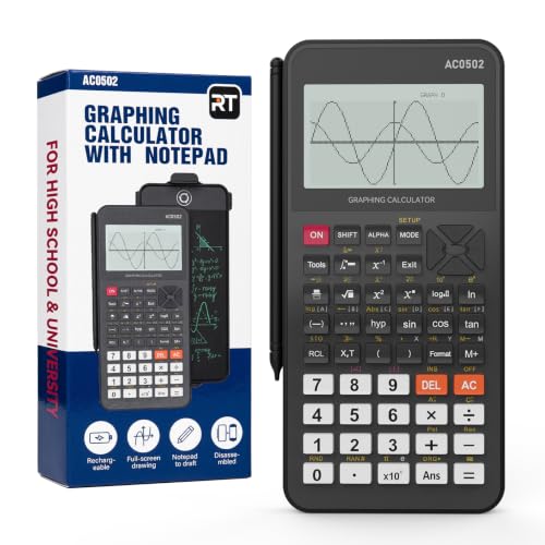 Image of ROATEE Rechargeable Graphing Scientific Calculators with Detachable Notepad
