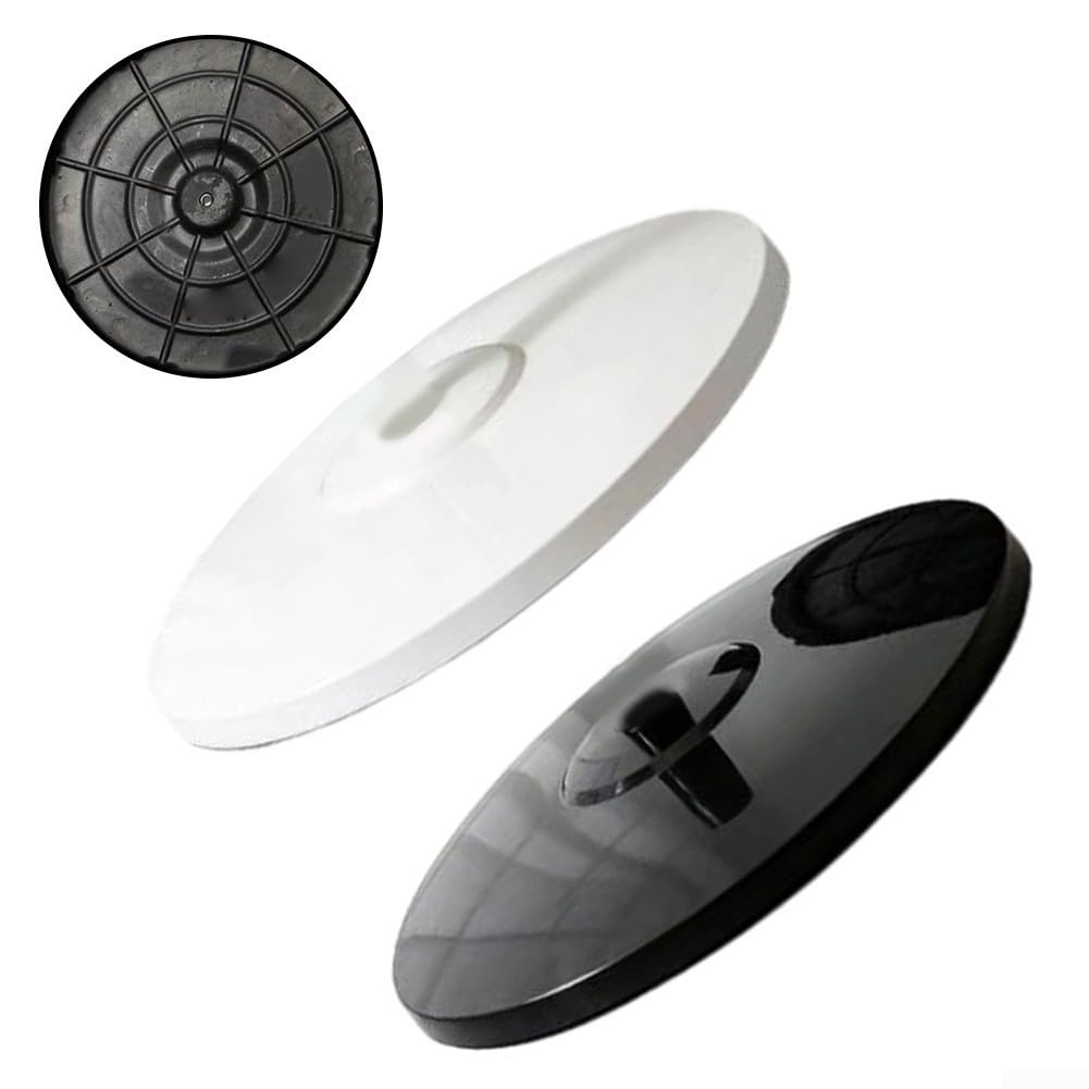 Socle de ventilateur sur pied lesté pour ventilateur sur pied, socle de rechange rond avec fixation de 3,8 cm, plastique ABS, stable et anti-basculement, convient à la plupart des ventilateurs de sol