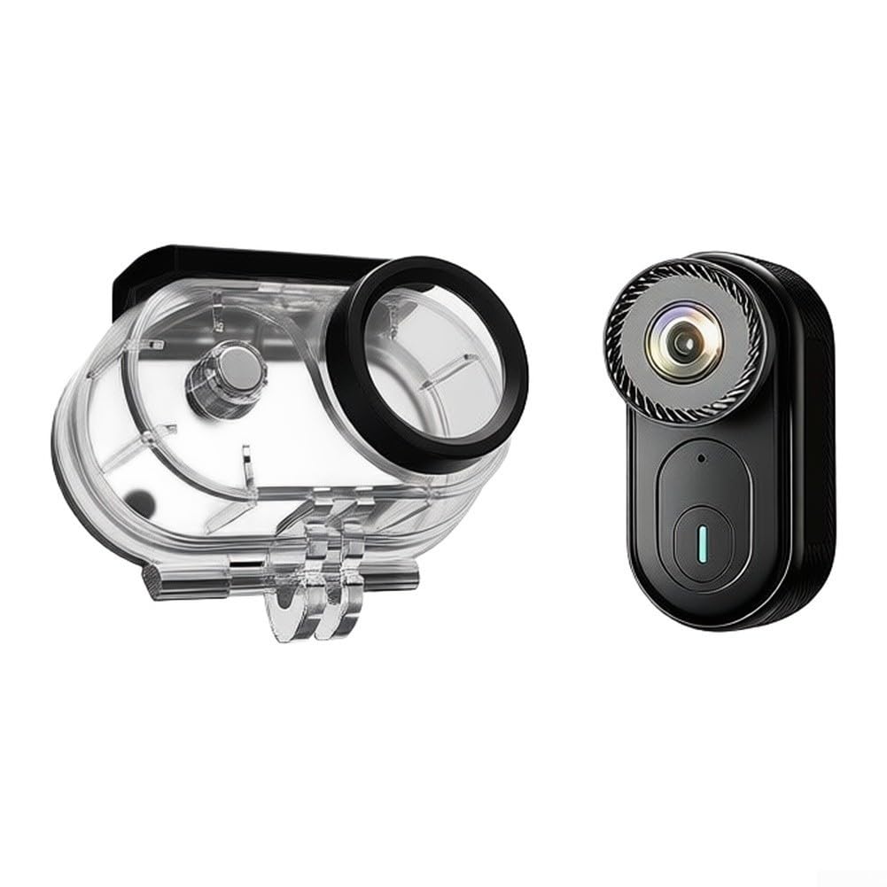 4K Impermeabile Action Camera per Moto Biciclette HD Video | Dimensioni 6 x 3 x 3 cm, design resistente alle intemperie, ideale per ciclismo e avventure all'aria aperta
