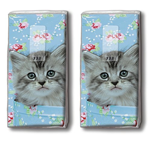 Lot De 20 Mouchoirs Individuels Avec Motifs D'animaux Et