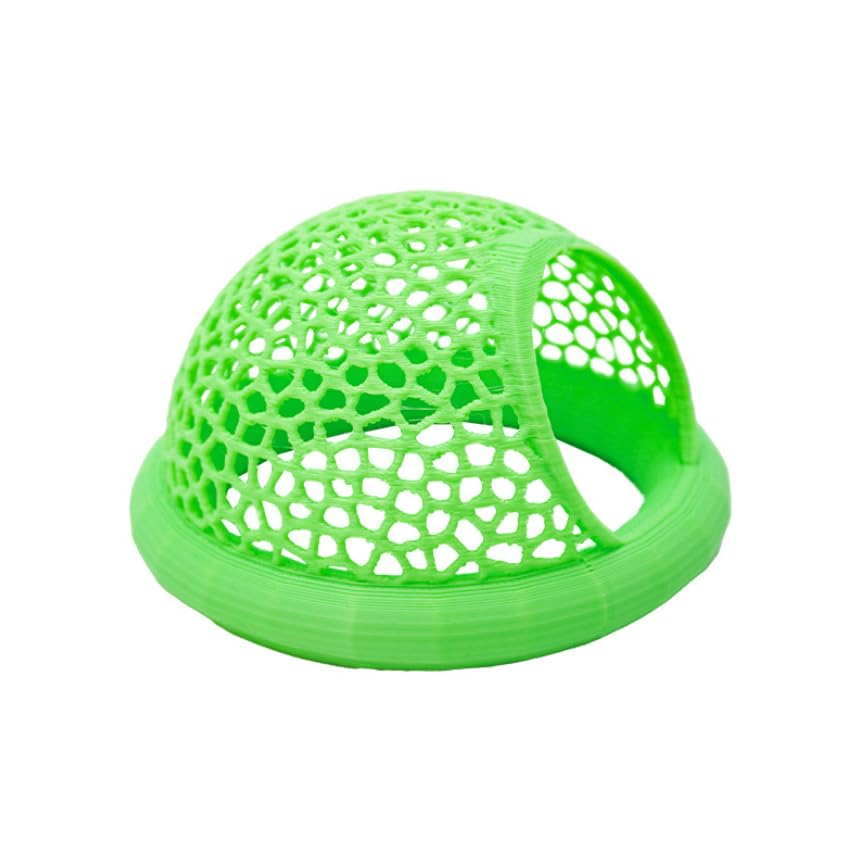 SKEIDO Floating Aquarium Hide Cave Lounge Betta Fish Accessories Hideout Fi sh Tank Ornament With Suction Cup For Betta Fis h And Shrimp To Swim Through Rest Aquarium Decoration (Green S size)