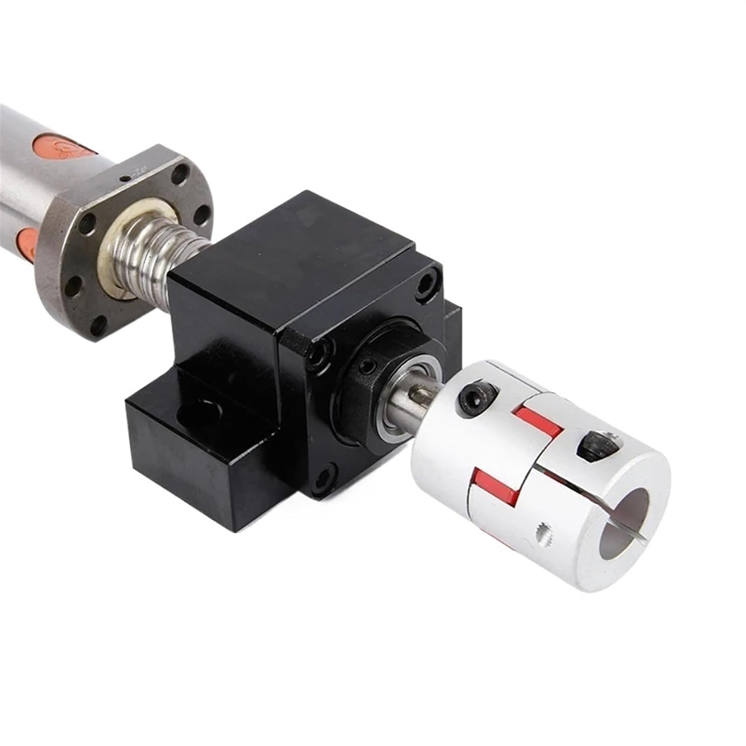 Linear Guides, Linear Motion Slide Guides 4pc HGW20CC Block +2pc HGR20 Linear Guide+SFU1610 Ball Screw with End Machined BK/BF12 L300-500mm(350mm)
