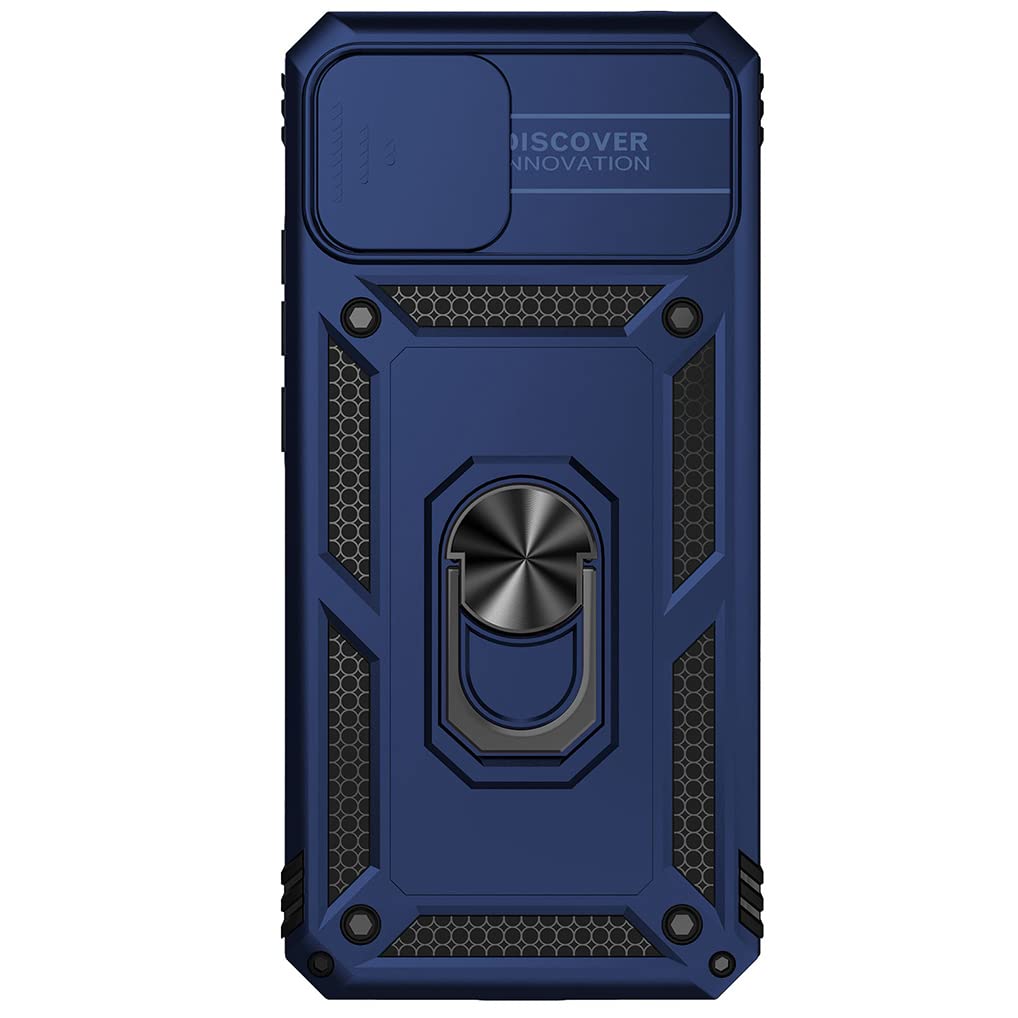 Custodia Protettiva Con Copriobiettivo Scorrevole Per Xiaomi Redmi 9A/9AT - Antiurto 360°, PC Duro + TPU - 2