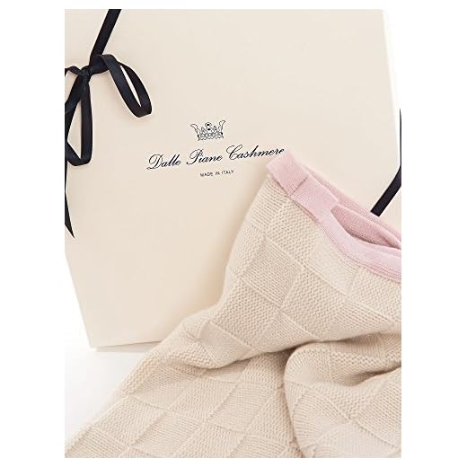 Dalle Piane Cashmere - Pure Cashmere Made in Italy Baby Blanket - Color: Pink