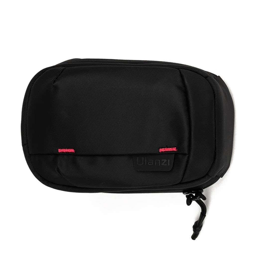 ULANZI BP14 Small Accessory Pouch, Compact Camera & Tech Organizer Bag, Water-Resistant Storage Case for Batteries, Memory Cards, Cables, Chargers, SD Cards & Small Accessories, Black-image-5