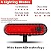 Treela 12 Pieces Battery Boat Navigation Lights Battery Powered Kayak Lights for Night Operated Boat SternLed Boats Safety for Pontoon,Dinghy 4 Types Flashing Mode(Red, Green, White)
