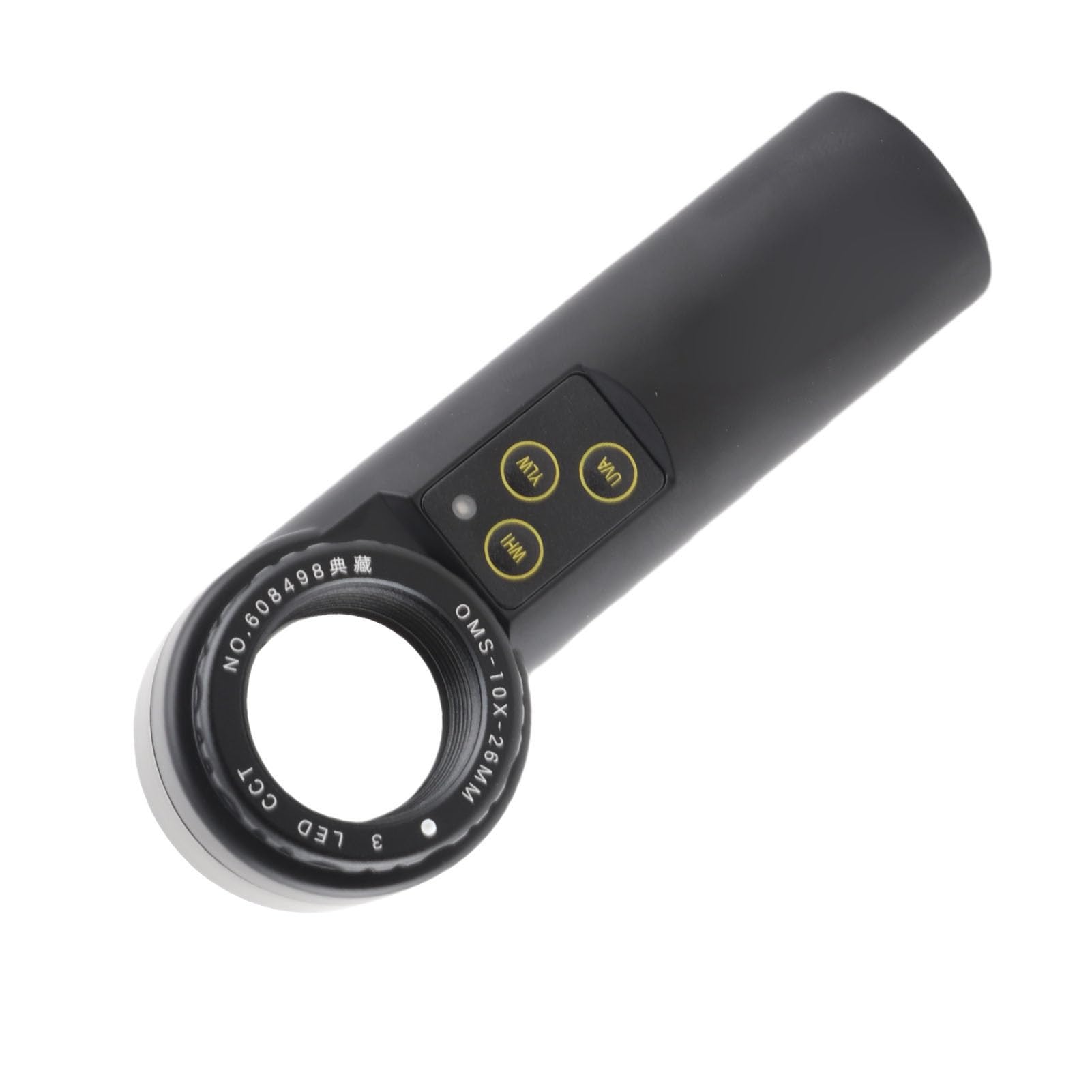 Lupa Monocular para Reparación de Relojes, Lupa Portátil LED con Ergonómico, Luz LED para Sellos (10x)