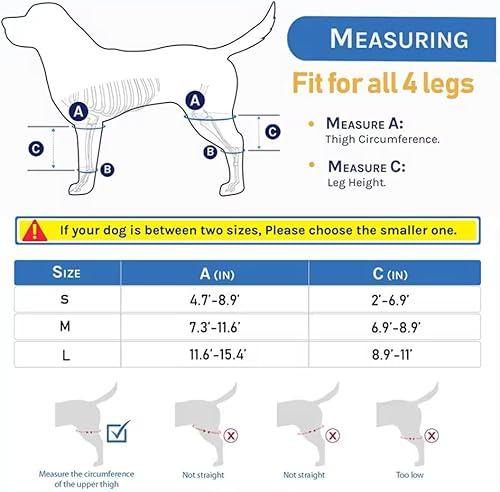 Miniatura 3 de Rodillera de perro, rodillera de perro, soporte de cadera para perro, rodillera de cuidado cruzado para perros (grande)