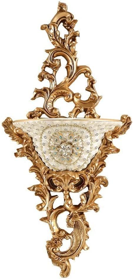 Floreros de pared de resina retro de estilo europeo para sala de estar, comedor, dormitorio, cocina, oficina, hotel, decoración del hogar, florero