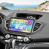 4GB+64GB Car Radio for Honda CRV 2012 2013 2014 2015 2016, 10 Inch IPS Touch Screen CRV Car Stereo with Wireless Carplay/Android Auto, DSP, Bluetooth, Backup Camera, Built-in GPS, FM Radio