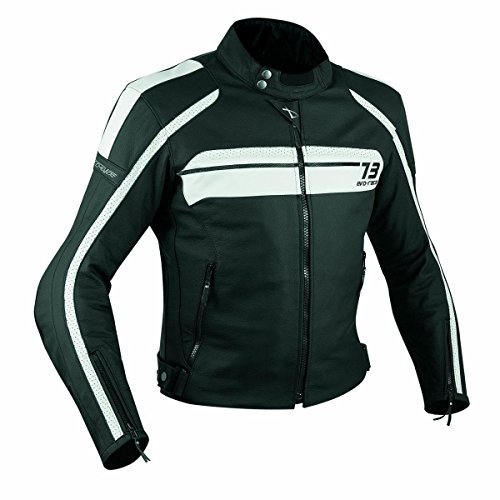 Blouson cuir moto homme thermoprotecteur avec protections homologuees sport touring