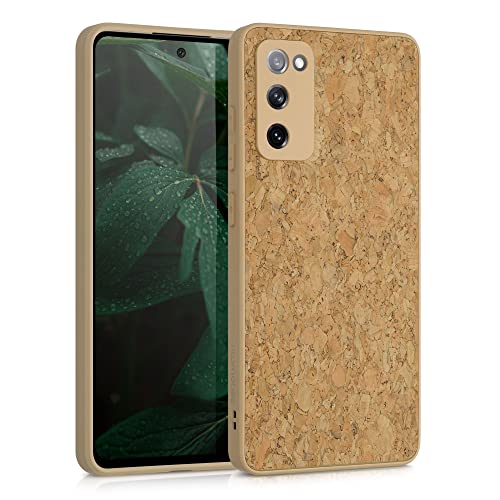 kwmobile Case Compatible with Samsung Galaxy S20 FE - Case Made of TPU and Cork with Bumper for...