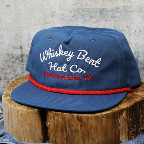 image for WHISKEY BENT HAT CO. - The Frio Snapback Rope Hat - Vintage Baseball C