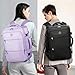 Sowaovut Travel Laptop Backpack, Extra Large High School College Backpacks, Flight Approved Daypack Business Bag Fit 17.3 inch Laptop for Men Women (Black)