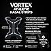 Nasal Strips for Breathing with Extra-Strength Tension Core (90 Count) - Oil & Sweat Proof Adhesive - Athletic Nasal Strips for Snoring & Sleeping - Black, Wide, Universal Fit