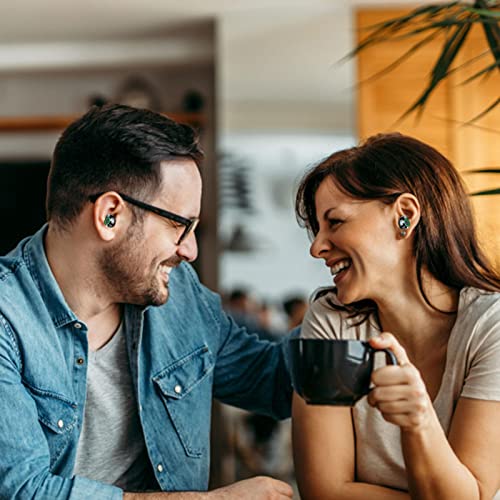 2 Pcs Fones de ouvido sem fio com display LED,Espelho Art Smart Headset Sem Fio | Fones de ouvido de