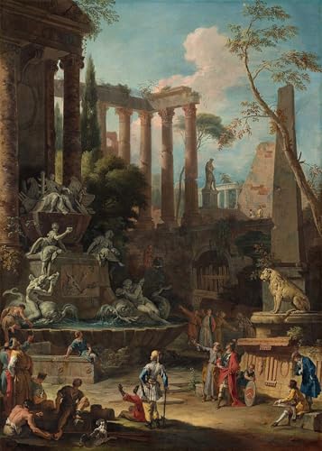 Tableaux Mémorial à l'amiral Sir Clowdisley Shovell art mural toile 60x90cm