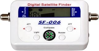 Vocdikficy Medidor de BúSqueda LCD Digital Medidor de SeñAl Mini Medidor de BúSqueda de SeñAl Satelital Medidor de SeñAl -006 Sat Finder