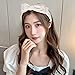 Knotted Bow Headbands for Women and Girls - White Hair Accessories with Bowknot Hair Bands and Bows