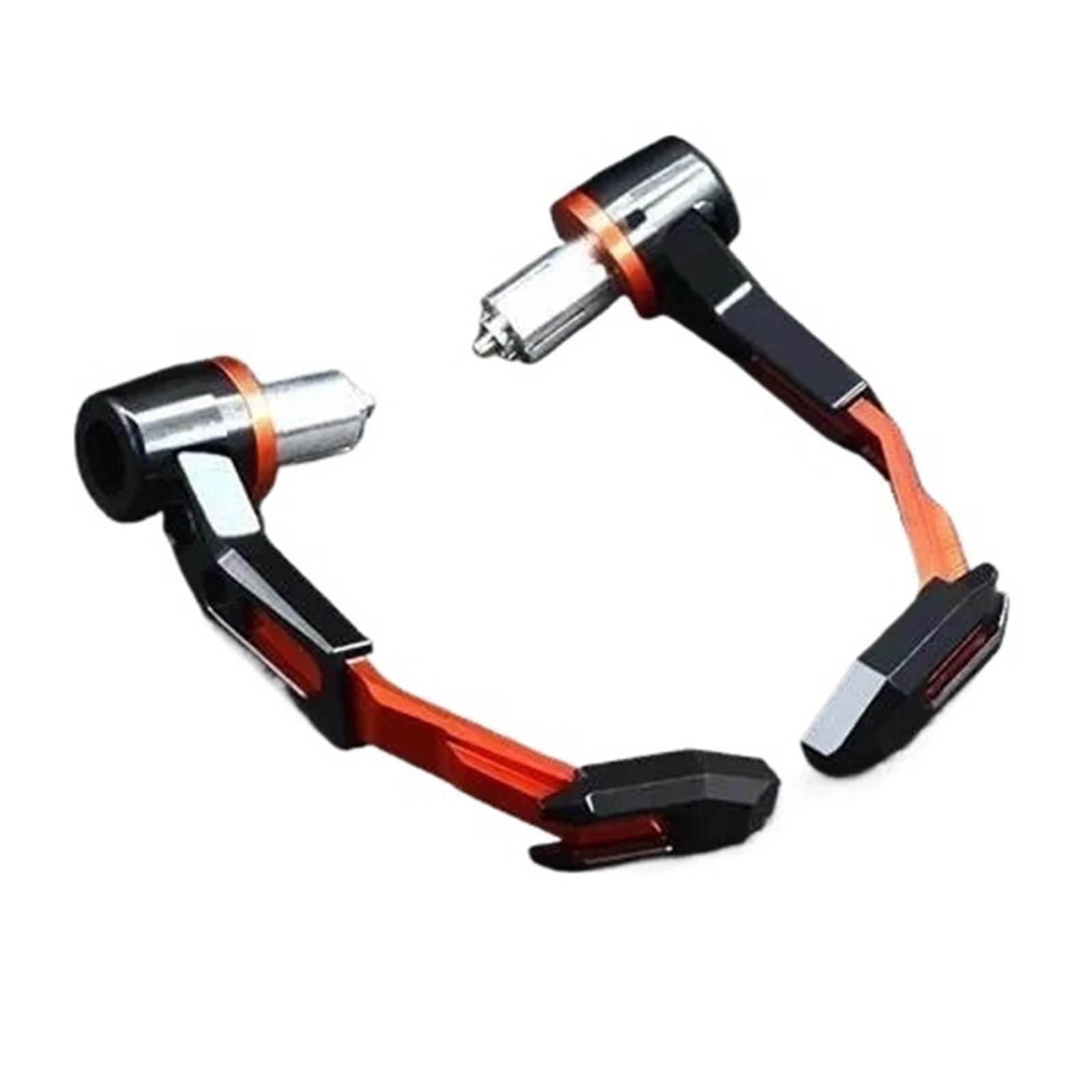 JKELPV Motorcycle Brake Clutch Lever Hand Guard Protector Gear Modification Accessories Handguard Shield Motorcycle Hand Guards(Orange)
