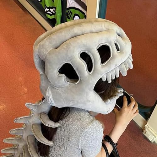 Dinosaur Costume, Realistic Dinosaur Skeleton Costume, 3D Skeleton Design Dinosaur Skull Outfit, Themed Skull Cosplay Props - Image 3