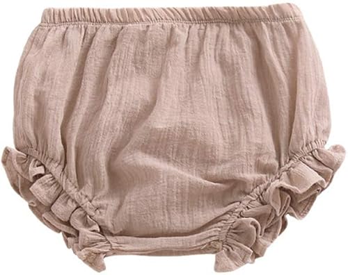 Miniatura 3 de Conjunto de 3 piezas de pantalones cortos para recién nacidos, para bebés, niñas y niños, mezcla de lino y algodón, lindos pantalones cortos