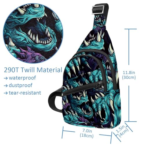 Mochila cruzada deportiva con correa regulable para correr libre 4