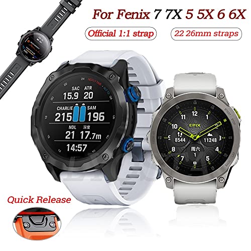 Correas de silicona Easyfit para Garmin Fenix 3HR que eliminan la fricción e irritación 2