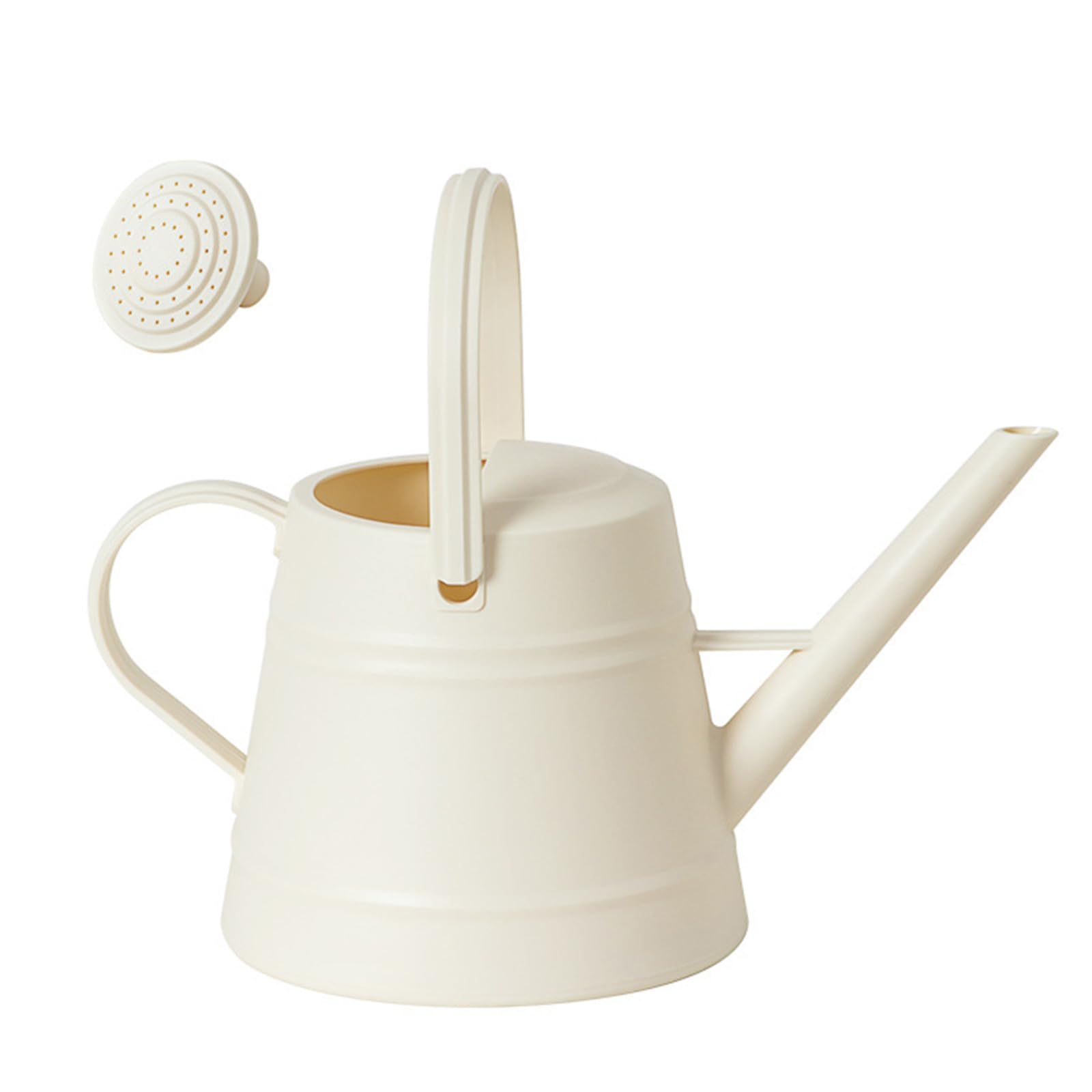 Multipurpose Outdoor Watering Container Adjustable Flows Spout Removable Sprayer Nozzle Comfort Handle for Balcony Plant Ergonomic Watering Can for Outdoor Use