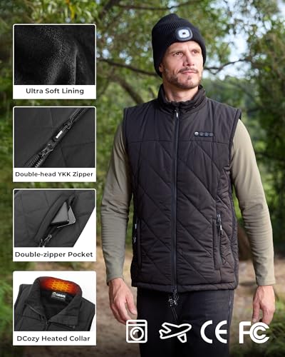 Image of ARRIS Heated Vest with Patented Size Adjustable Design For Men and Women