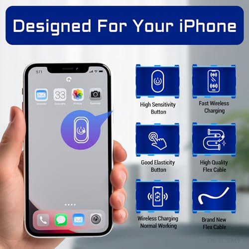 Bouton power iPhone 13 bloqué résolu avec kit nfc nappe volume et charge induction