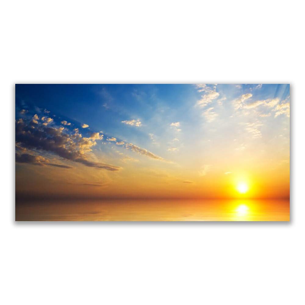Toile Imprimés Tableau pour Habiller un Grand Mur Vide - Déco Moderne Paysage Marin 140x70