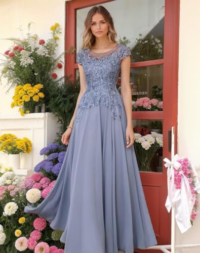 Lace Chiffon Mother of The Bride Dresses for Women Long Wedding Guest Gowns A Line Mother of The Groom Dresses3