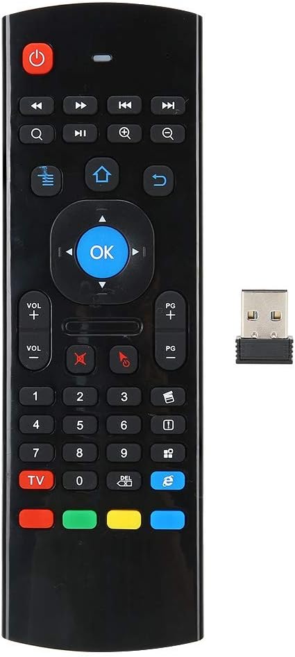 Air Fly Mouse Remote, Air Mouse Remote Control MX3 2.4G Wireless Remote Control Keyboard Air Mouse Sensing Infrared Remote Controller for TV PC