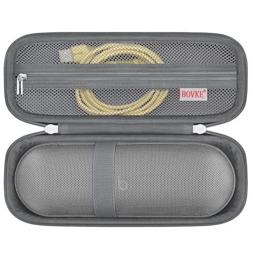 Sacoche Beats Pill anti-choc étui de rangement câbles BOVKE gris
