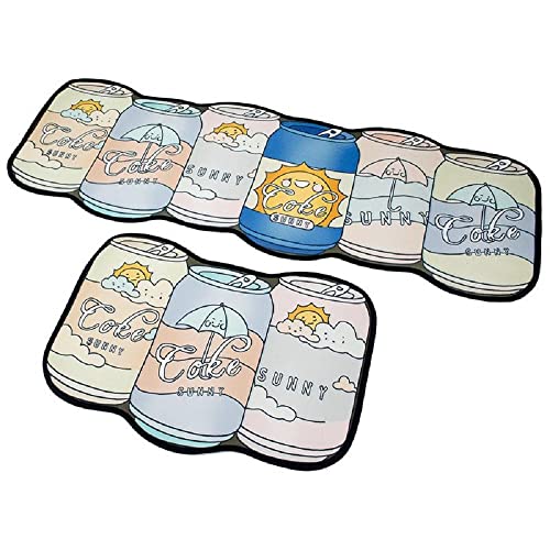 Image of HomeCloud Rubber 6mm Fruit Printed Thick Anti Slip, Washable, Big Size, Printed, Designer Folding Kitchen Mat for Floor Home Bedroom -, Standard Size (40 x 120 cm 40 x 60 cm)