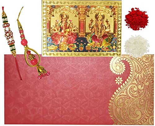 Bracelet Bhai Dooj Rakhi et kit cadeau spirituel pour fêtes indiennes