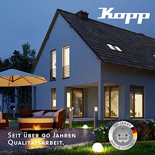 Kopp Nautic 2-fach Steckdose Aufputz für Feuchtraum mit Klapp-Deckel & Berührungsschutz I Schutzkontakt-Steckdose 16 A / 250 V / IP44 I Aufputz-Steckdose I Grau – 137056002 - Image 3