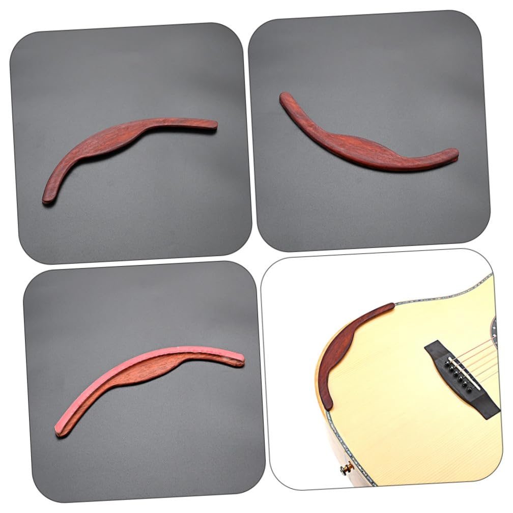 Toyvian 5pièces Accoudoir Bois Pour Guitare Classique Support De Main Bois Naturel Accessoire De Guitare Et Pratique Pour Débutants Musiciens