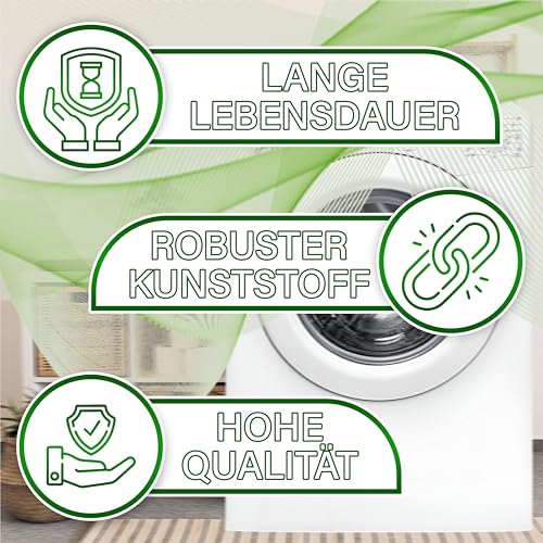 3 Stück Trommelrippe für Waschmaschine 184x43x40 mm mit Originalcode C00065463 482000022670 für Ariston für Indesit für Whirlpool - Garantie 5 Jahre - ONIX TECH