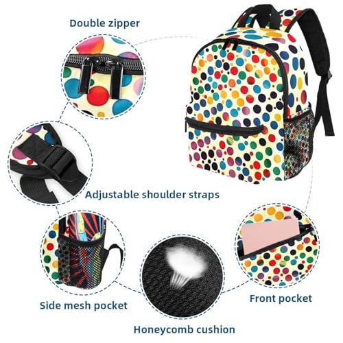 Sac à dos pour enfant durable et confortable à motifs multicolores