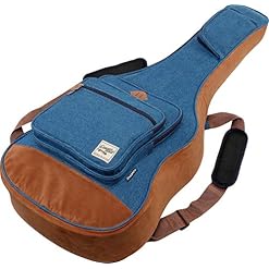 Ibanez ICB541D-BL Housse POWERPAD Designer Collection pour guitare classique, Bleu - Les Beatles, Paul McCartney, John Lennon, RIngo Starr, George Harrison
