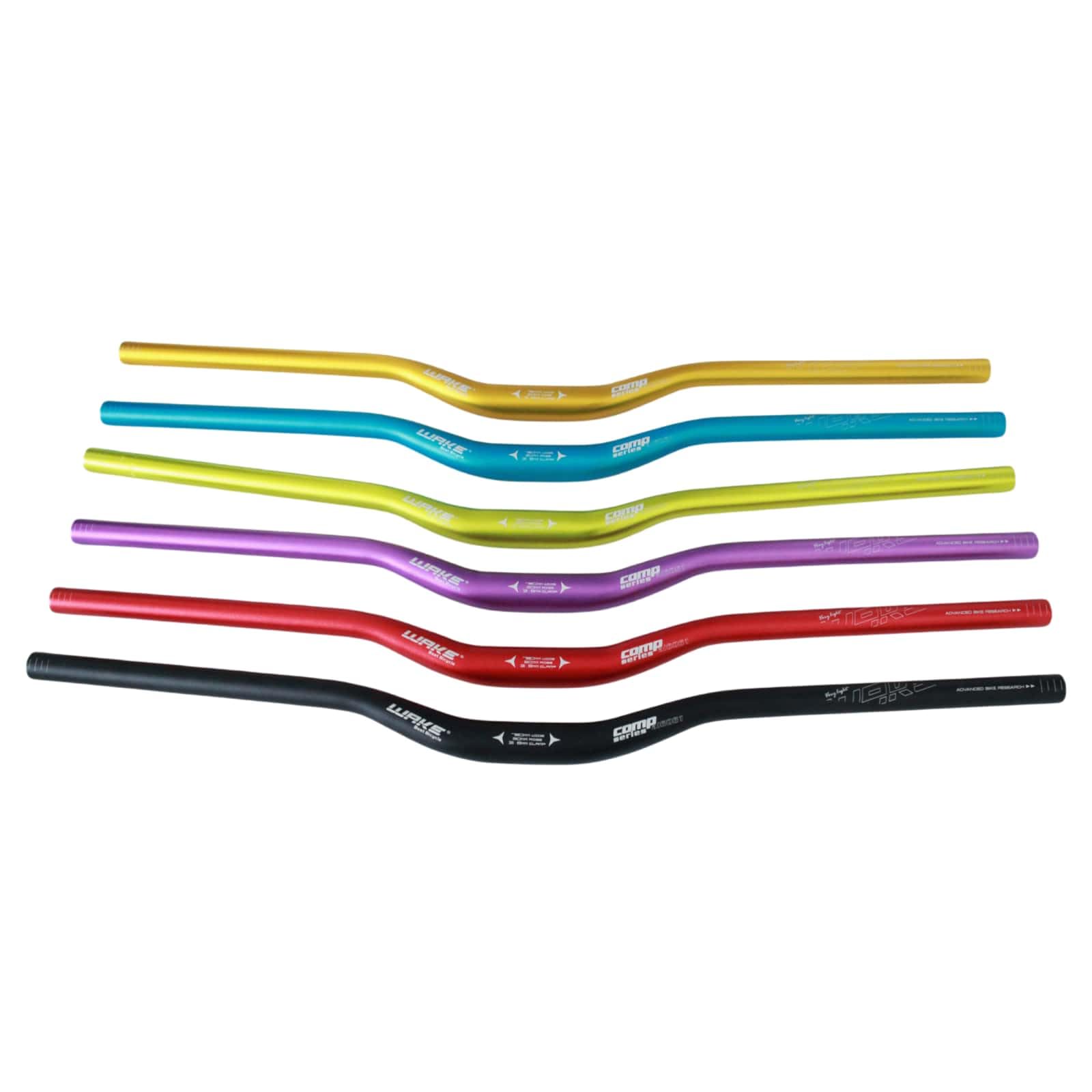 TRKIMAL φ31,8mm Długa kierownica do roweru MTB 780mm z podwyższeniem 30mm, kierownica do jazdy zjazdowej, wyścigów off-road, MTB, BMX (Zielony)