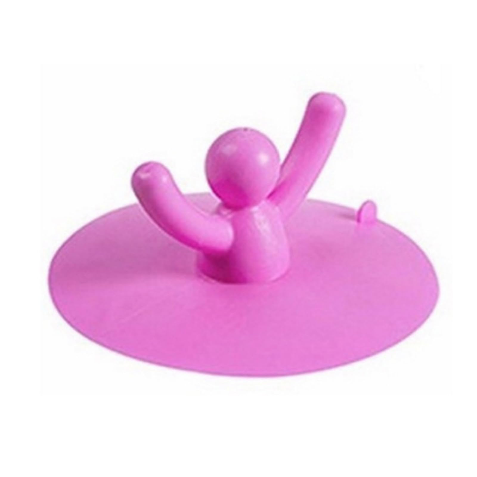 Bathroom Sink Plugs,Bath Plug Replacement,Shower, Plughole Cover, Stopper,Kitchen for,Suction Silicone Drain Bath Human Shape Covers