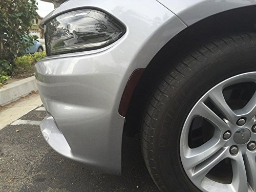 Precut Vinyl Tint Cover For 2015-2020 Dodge Charger Sidemarker (20% Dark Smoke) #TOP1