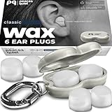 PQ 睡眠用シリコン耳栓 - 睡眠と水泳用の6個のシリコン - ゲル耳栓によるノイズキャンセリングと耳の保護 - 遮音レベル32 dBの用、6個の枕