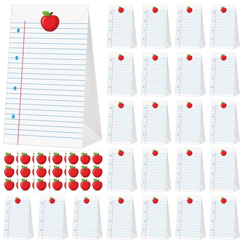 AmazingSpark 24 Pcs with Apple Stickers