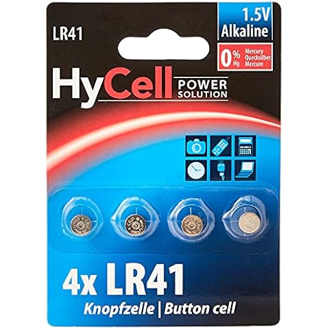 HYCELL LR41 1.5 V Alkaline Battery (Pack of 4) Cover